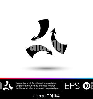 Simboli isolati su sfondo bianco. Illustrazione Vettoriale. Illustrazione Vettoriale