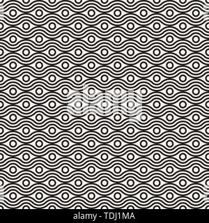 Geometrica pattern seamless ornamento. Background Il progetto di stampa Illustrazione Vettoriale