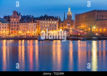 Gamla Stan a Stoccolma, Svezia Foto Stock