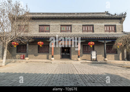 Architettura antica di Mencius Mengfu Salute Hall, Zoucheng Città, Provincia di Shandong Foto Stock