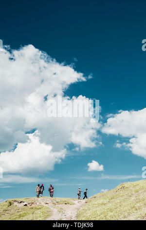 Lo scenario di Lang Mu tempio Foto Stock