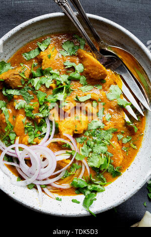 Pollo al Curry Foto Stock