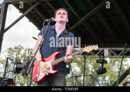 Giugno 16, 2019 - Manchester, Tennessee, Stati Uniti - PATRICK DRONEY durante la musica di Bonnaroo + Arts Festival di Manchester, Tennessee (credito Immagine: © Daniel DeSlover/ZUMA filo) Foto Stock