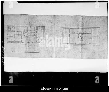 Fotocopia del valore misurato del disegno, circa 1892, Piano di pavimento e tetto piano di faro - Faro de Punta Tonno, Punta Tonno, Emajagua, Maunabo Municipio, PR; U.S. Del Dipartimento del Commercio degli Stati Uniti; Coast Guard; Faro centrale Commissione; Barbier, Bernard, e Cie; Murphy, Kevin, trasmettitore; Morales, Luis, fotografo; Nistal-Moret, Benjamin, storico Foto Stock