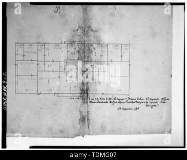 Fotocopia del valore misurato del disegno schematica in pianta del piano di Faro, datata 13 marzo 1891 - Faro de Punta Tonno, Punta Tonno, Emajagua, Maunabo Municipio, PR; U.S. Del Dipartimento del Commercio degli Stati Uniti; Coast Guard; Faro centrale Commissione; Barbier, Bernard, e Cie; Murphy, Kevin, trasmettitore; Morales, Luis, fotografo; Nistal-Moret, Benjamin, storico Foto Stock