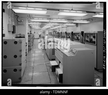 Perimetro Acquisition radar camera edificio -325, gestore di nastro camera - Stanley R. Mickelsen complesso di salvaguardia, perimetro Acquisition radar edificio, limitata area di accesso, tra accesso limitato Patrol Road e la strada di servizio A, Nekoma, Cavalier County, ND Foto Stock