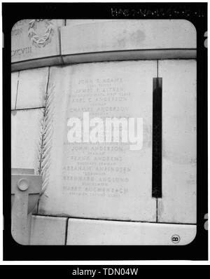 Pannello 1 - il Cimitero Nazionale di Arlington, USS Maine Memorial, Arlington Arlington County, VA; U.S. Esercito di ingegneri; Wyeth, Nathan C; nero, William M; Patrick, Mason M; Ferguson, H B; Bixby, W H; Goodson W F; Lackawanna Steel Company; T.L. Huston Società di costruzioni; Harris fratelli; Clark, D Lombillo; Primelles, Arturo; Rhodes, D H; Jenkins, Oliver B; Tilford, James D; Aleshire, J B; Stimson, H E; Scofield, John J; Hugh, R P; Houston, J B; Sharpe, Henry G; Downey, G F; Clem, L; Cosby, Spencer; Taft, William Howard; Commissione delle Belle Arti; Olmsted, Fredrick diritto; francese, Daniel Chester Foto Stock