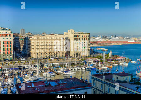 Grand Hotel Santa Lucia, l'Hotel Excelsior, Via Partenope, Marina, Neapel, Italien Foto Stock