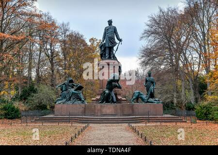 Denkmal, Otto von Bismarck, il Tiergarten, nel quartiere Mitte di Berlino, Deutschland Foto Stock