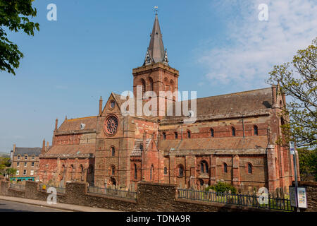 St Magnus Cathedral, Kirkwall, Orkney Island, Scotland, Regno Unito Foto Stock