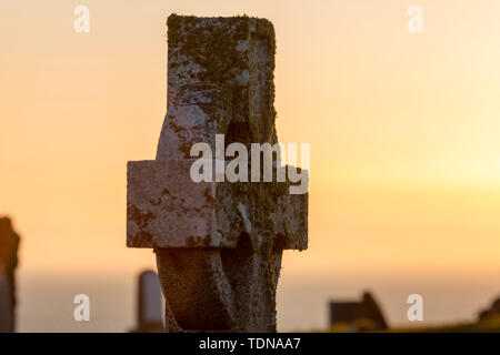 Cimitero, Trumpan, Isola di Skye, Scotland, Regno Unito Foto Stock