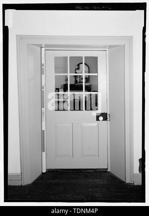 Vista prospettica da sud-ovest - generale Jose Castro House, missione Plaza San Juan Bautista, San Benito County, CA Foto Stock