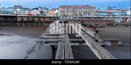 LORETO PIER (1900) - Punta Arenas - Cile in stretto di Magellano Foto Stock