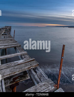 LORETO PIER (1900) - Punta Arenas - Cile in stretto di Magellano Foto Stock