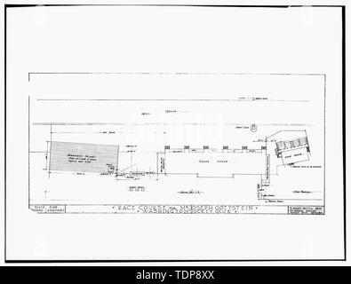 Fotocopia del disegno architettonico. (L'originale è nella raccolta di Richard F. McCann, Pasadena, CA.) Blocco Piano, aggiunte di ala. In data 3 novembre 1933. Corso di gara per il sig. Joseph Gottstein, Washington Jockey Club. B. Marcus Priteca. - Longacres, 1621 Southwest sedicesimo Street, Renton, King County, WA; Gill, Barry Lee, trasmettitore Foto Stock
