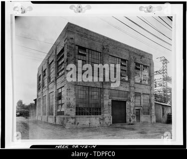 (Dalla Stazione 'L' i file office, Portland, Oregon) Fotografo sconosciuto, c.1930 VISTA STORICO DI STEPHENS SOTTOSTAZIONE - Portland General Electric Company, Stazione L, 1841 Southeast Water Street, Portland, Multnomah County, o Foto Stock