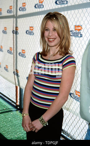 Maggio 01, 1999; Los Angeles, CA, Stati Uniti d'America; Olympic pattinaggio di figura medaglia d'oro TARA LIPINSKY @ Nickelodeon's 12th Annual Kid's Choice Awards.. (Credito Immagine: Â© Chris Delmas/ZUMA filo) Foto Stock