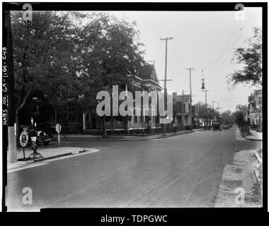 Dalla Georgia storica Società Cordray Foltz, fotografo, 1933 PREZZO E ORIENTE HENRY STRADE - Vittoriano di Savannah Historic District, delimitata dal Gwinnett, Est ampia, West Broad Street e Anderson Lane, Savannah, Chatham County, GA Foto Stock