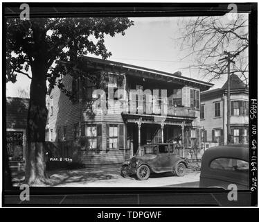 Dalla Georgia storica Società Cordray Foltz, fotografo, 1934 913-15 LINCOLN STREET - Vittoriano di Savannah Historic District, delimitata dal Gwinnett, Est ampia, West Broad Street e Anderson Lane, Savannah, Chatham County, GA Foto Stock