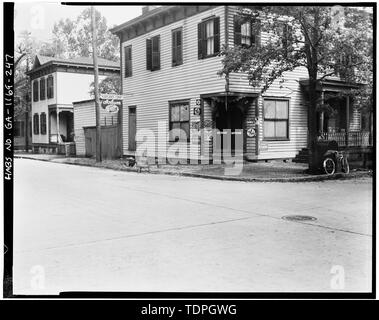 Dalla Georgia storica Società Cordray Foltz, fotografo, 1934 Lincoln Street e Park Avenue - Vittoriano di Savannah Historic District, delimitata dal Gwinnett, Est ampia, West Broad Street e Anderson Lane, Savannah, Chatham County, GA Foto Stock