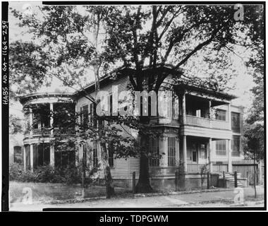 Dalla Georgia storica Società Cordray Foltz, fotografo, data sconosciuta 10-12 EAST DUFFY STREET (demolita) - Vittoriano di Savannah Historic District, delimitata dal Gwinnett, Est ampia, West Broad Street e Anderson Lane, Savannah, Chatham County, GA Foto Stock