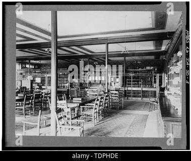 (Dall'Iowa State University Library, Collezioni Speciali) fotografo e data sconosciuta interno, libreria, guardando a Nord - Iowa State University, Morrill Hall, Morrill Road, Ames, storia County, IA Foto Stock