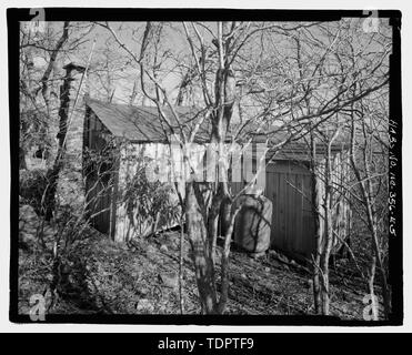 - Pisgah National Forest Inn, Chinquapin cabina, Blue Ridge Parkway Milepost 408.6, Asheville, Buncombe County, NC Foto Stock