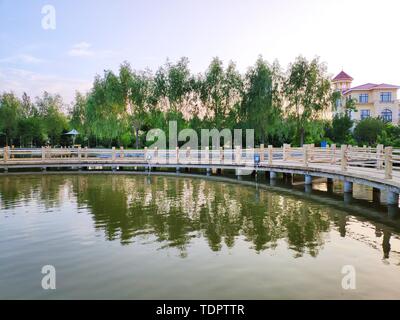 Lo scenario della Red Xinglong Bureau Foto Stock