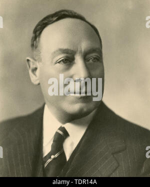 Ritratto del baritono italiano Giuseppe De Luca, 1936 Foto Stock