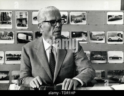 Vettura italiana designer Battista Pinin Farina, Torino, Italia 1966 Foto Stock