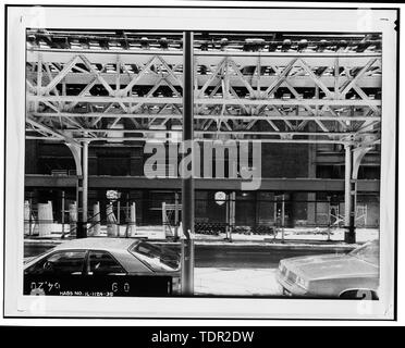 Fotografia della piastra fotogrammetrica LC-HABS-GS11-IL-1124-S09L. Oriente (Wells Street) di elevazione, il livello del suolo (in basso a destra la sezione di elevazione) - Phelps-Dodge-Palmer Edificio, 200 West Adams Street, Chicago, Contea di Cook, il Foto Stock