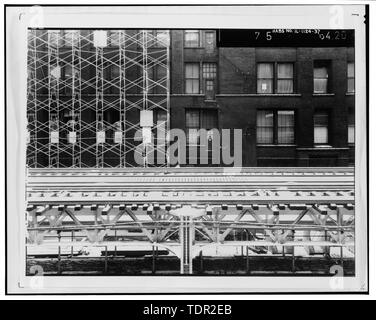 Fotografia della piastra fotogrammetrica LC-HABS-GS11-IL-1124-S11L. Oriente (Wells Street) di elevazione, LIVELLO SUPERIORE (Centro sezione di elevazione) - Phelps-Dodge-Palmer Edificio, 200 West Adams Street, Chicago, Contea di Cook, il Foto Stock