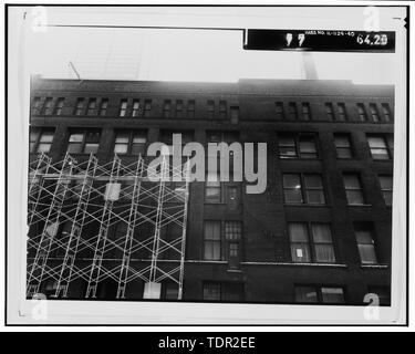 Fotografia della piastra fotogrammetrica LC-HABS-GS11-IL-1124-S14L. Oriente (Wells Street) di elevazione, Livello superiore inclinato 30; (centro superiore sezione di elevazione) - Phelps-Dodge-Palmer Edificio, 200 West Adams Street, Chicago, Contea di Cook, il Foto Stock
