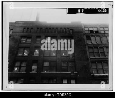 Fotografia della piastra fotogrammetrica LC-HABS-GS11-IL-1124-S15L. Oriente (Wells Street) di elevazione, Livello superiore inclinato 30; (in alto a destra la sezione di elevazione) - Phelps-Dodge-Palmer Edificio, 200 West Adams Street, Chicago, Contea di Cook, il Foto Stock