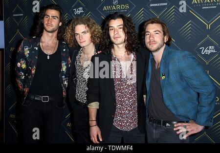 I martinetti presso gli arrivi per 2019 National Hockey League NHL Awards presentato da Bridgestone, Mandalay Bay Events Centre di Las Vegas NV, Giugno 19, 2019. Foto di: MORA/Everett Collection Foto Stock