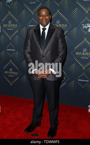 Kenan Thompson presso gli arrivi per 2019 National Hockey League NHL Awards presentato da Bridgestone, Mandalay Bay Events Centre di Las Vegas NV, Giugno 19, 2019. Foto di: MORA/Everett Collection Foto Stock