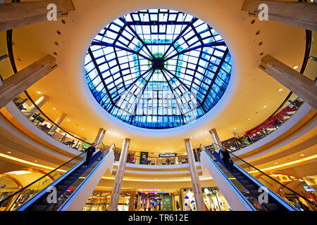 Cupola Centrale del Koe gallery, in Germania, in Renania settentrionale-Vestfalia, Duesseldorf Foto Stock