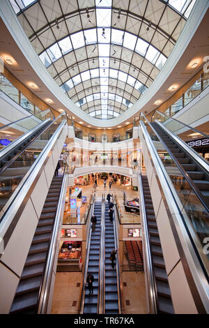 Shopping Mall City-Arkaden Wuppertal, Germania Renania settentrionale-Vestfalia, Bergisches Land, Wuppertal Foto Stock