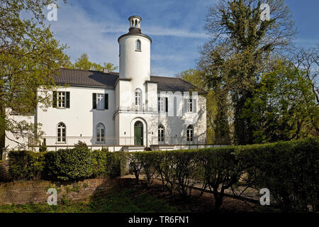 Haus Neuenhofen in primavera, in Germania, in Renania settentrionale-Vestfalia, Basso Reno, Krefeld Foto Stock