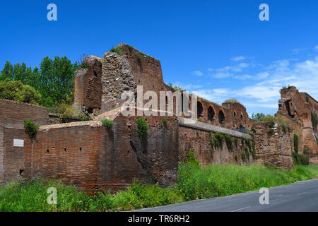 Mura Aureliane vicino a San Giovanni, Italia, Roma Foto Stock