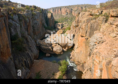 Blye river canyon, Bourkes Lucky buche, Sud Africa Foto Stock