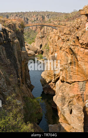 Blye river canyon, Bourkes Lucky buche, Sud Africa, 1 Foto Stock