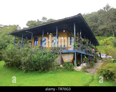 Ecolodge Rio Blanco, Colombia, Ande, Rio Blanco, Manizales Foto Stock