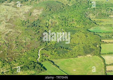 Foto aerea di Terschelling, Paesi Bassi, Terschelling Foto Stock