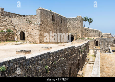Cittadella di Raymond de Saint-Gilles, Tripoli, Libano Foto Stock