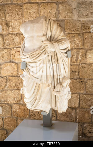 Il Nord del Libano & Akkar museo situato all'interno della Cittadella di Raymond de Saint-Gilles, Tripoli, Libano Foto Stock