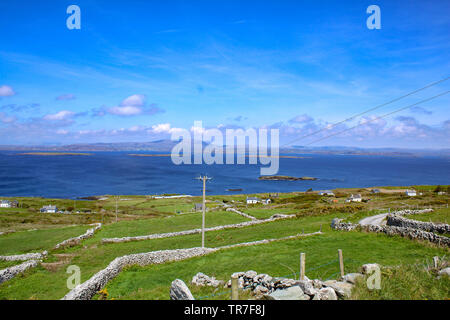 Summer Day on Cape Clear Island West Cork Ireland. It is the southernmost inhabited part of Ireland and has a population of 147 people. Foto Stock