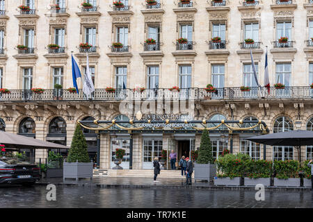 Intercontinental Grand Hotel a Bordeaux, Francia con facciata neoclassica Foto Stock