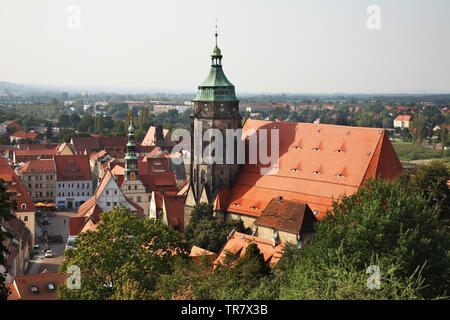 Chiesa della Vergine Maria - Marienkirche a Pirna. Stato della Sassonia. Germania Foto Stock