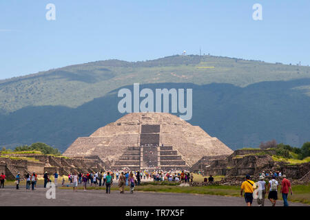 Teotihuacán è un messicano grande complesso archeologico situato a nord-est di Città del Messico. Per il complesso, che una volta era una fiorente pre-Colombiano ci Foto Stock